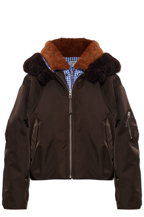 Padded hooded jacket od Loewe