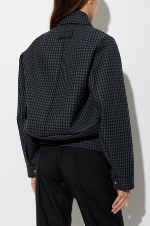 Loewe Wool jacket with ribbed hem