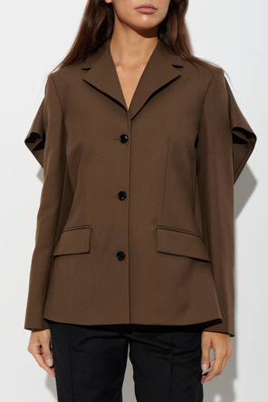 Loewe Wool blazer with decorative back