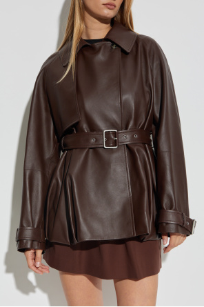 Loewe Abrigo corto de cuero