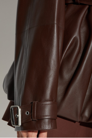 Loewe Abrigo corto de cuero