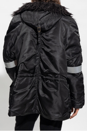 MM6 Maison Margiela Hooded puffer jacket