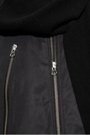 MM6 Maison Margiela jacket polo-shirts with detachable hood and scarf