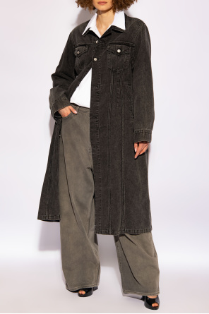 Jeansowy płaszcz od MM6 Maison Margiela
