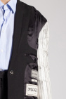 TEEN graphic-print hoodie dress Panelled blazer