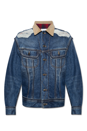 Kired long-sleeve quilted jacket Blau