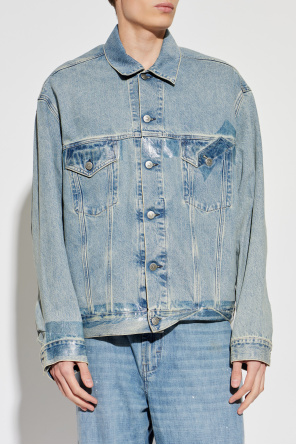 Maison Margiela Chaqueta vaquera con efecto "vintage"