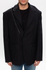 Maison Margiela BLACK Tulle-trimmed blazer