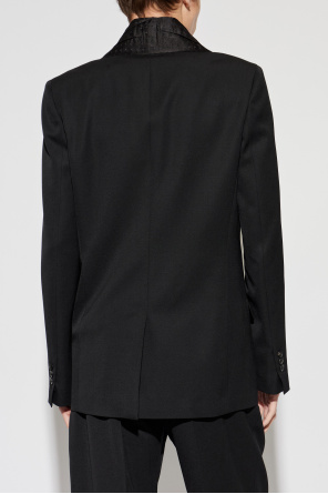 Maison Margiela Blazer with decoratively sewn-in shawl