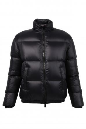 Puchowa, pikowana kurtka z logo marki od Dsquared2