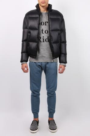 Puchowa, pikowana kurtka z logo marki od Dsquared2