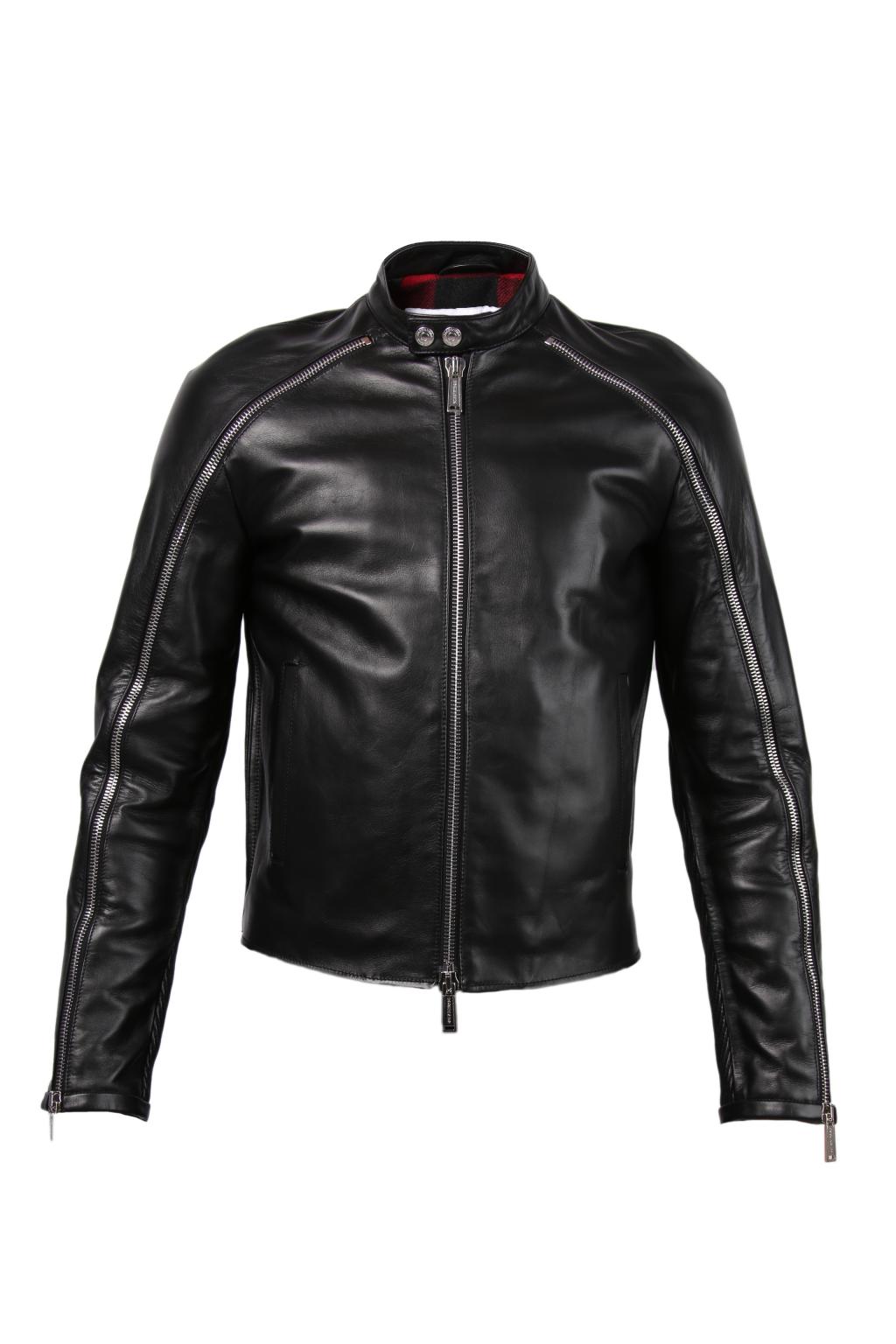 dsquared leather jacket sale