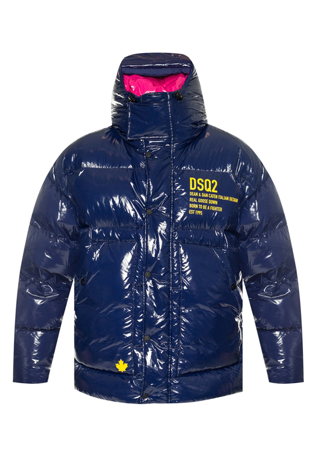 dsquared2 fighters hooded down jacket