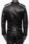Dsquared2 BLACK Leather jacket
