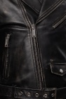 Dsquared2 BLACK Leather jacket