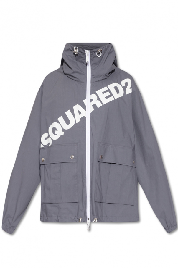 Dsquared2 velor zip shirt