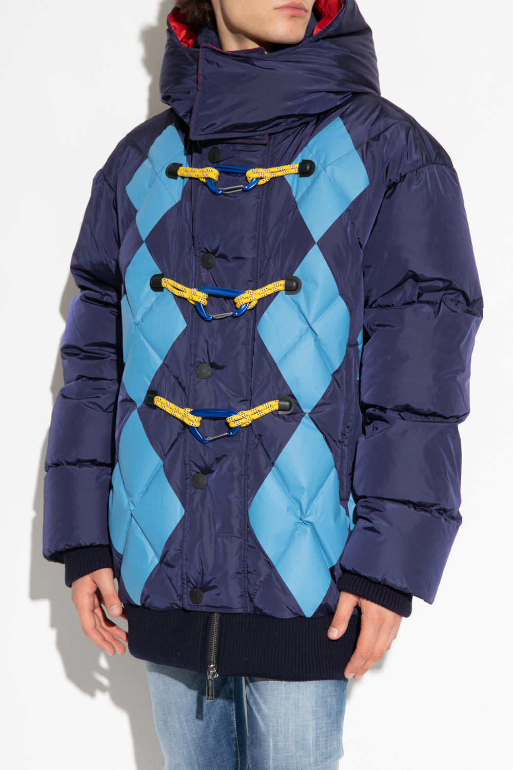 Dsquared2 eng jacket with detachable hood