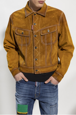 Dsquared2 Leather CESARINE jacket