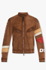 Diesel denim jacket-print crop top