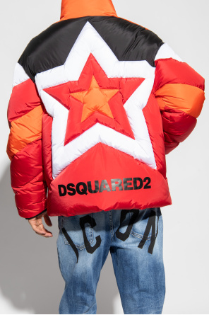 Dsquared2 jacket wool with standing collar