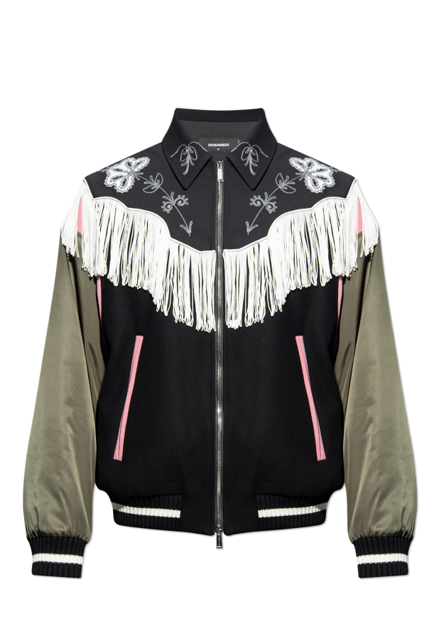 ‘western varsity’ bomber jacket od Dsquared2