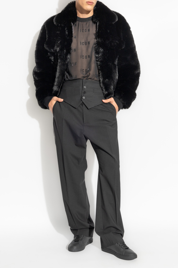 Dsquared2 Faux fur jacket