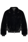 Dsquared2 BLACK Faux fur jacket