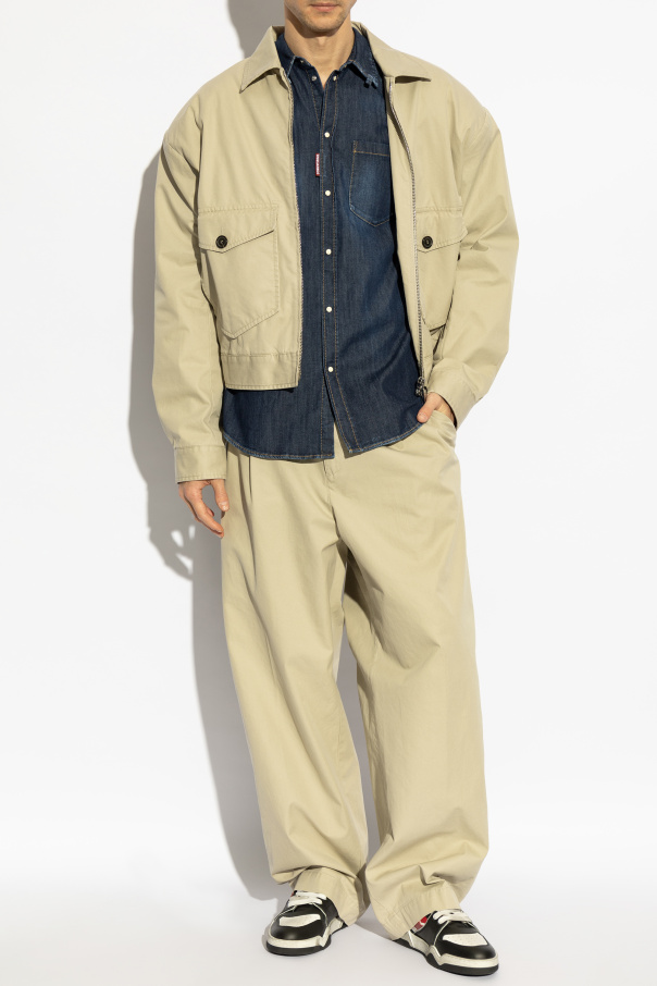 Dsquared2 Jacket with shoulder pads