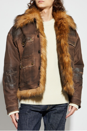 Dsquared2 Chaqueta vaquera acolchada