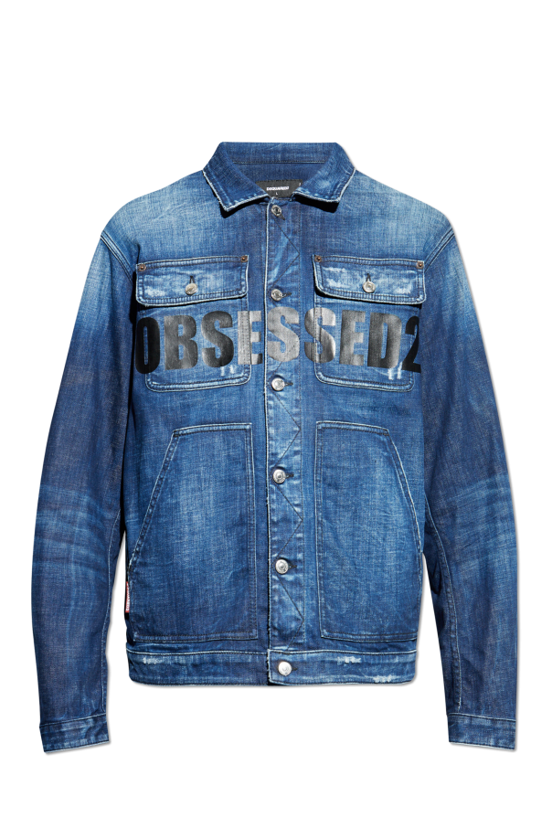 Denim jacket with logo, zdjęcie 1 Denim jacket with logo od Dsquared2