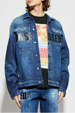 Dsquared2 Jeansjacke mit Logo