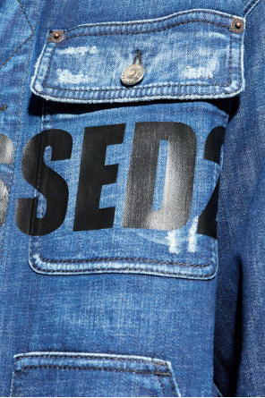 Dsquared2 Jeansjacke mit Logo
