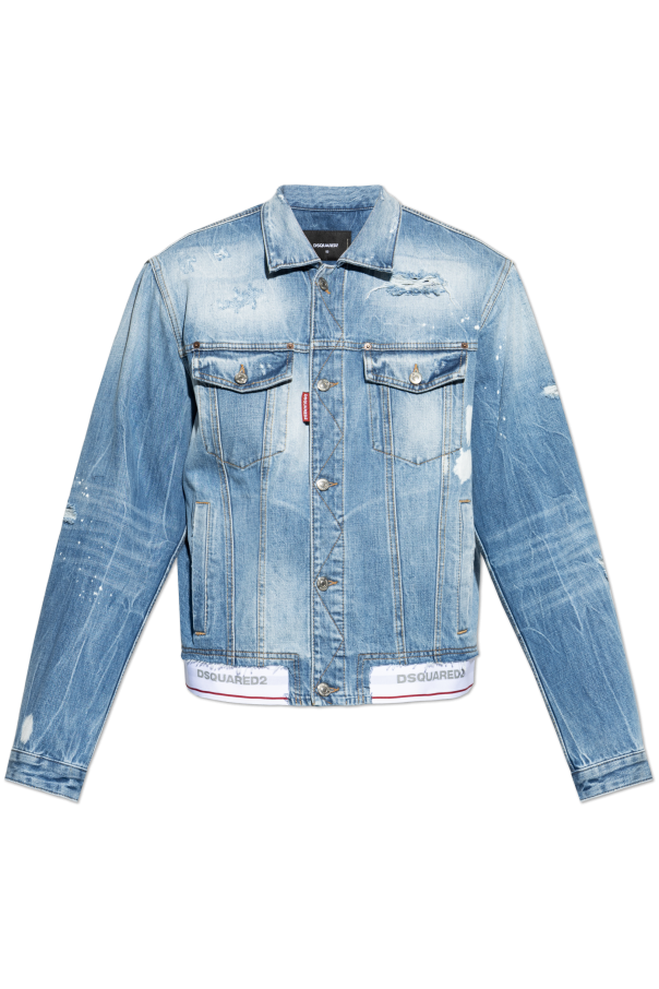 Denim jacket with 'vintage' effect od Dsquared2