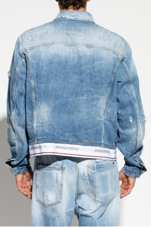 Dsquared2 Denim jacket with 'vintage' effect