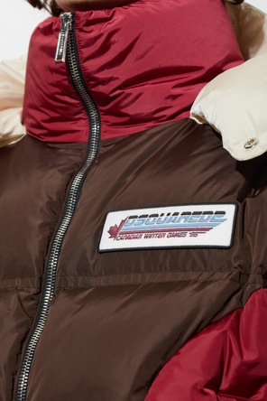 Dsquared2 Down jacket with embroidered logo
