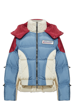 Padded jacket with logo