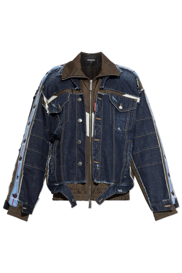 Denim Jacket with Sewn-in Logo od Dsquared2