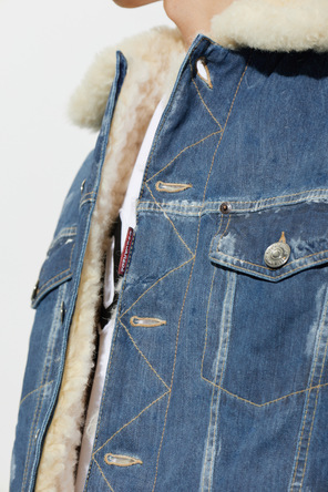 Dsquared2 ‘vintage’-style denim jacket
