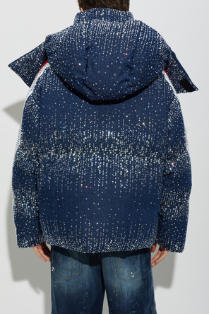 Dsquared2 Down jacket with shimmering applications