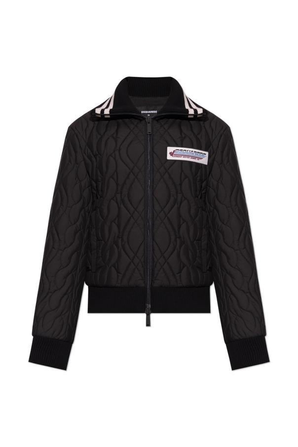 Jacket with logo patch od Dsquared2