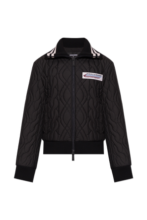 Jacket with logo patch