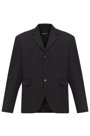 Blazer de lana con doble abertura