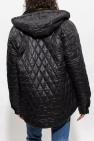 Dsquared2 BLACK Quilted jacket with hood