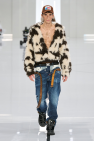 Dsquared2 BROWN Fur jacket