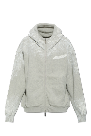 Cotton hoodie with logo