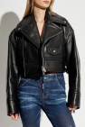 Dsquared2 BLACK Leather Jacket