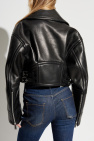 Dsquared2 BLACK Leather Jacket