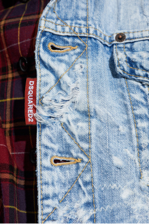 Dsquared2 Chaqueta vaquera con efecto 'vintage'