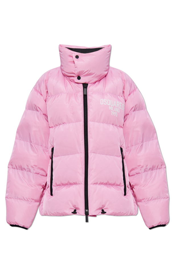 Down jacket with printed logo od Dsquared2