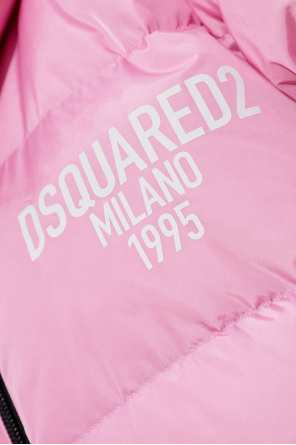 Dsquared2 Kurtka puchowa z nadrukowanym logo